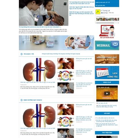 Thiết kế website bệnh viện- y tế