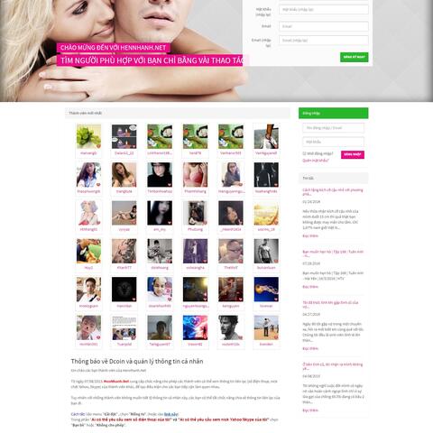 Thiết kế website Tình bạn &amp; Tình yêu ấn tượng