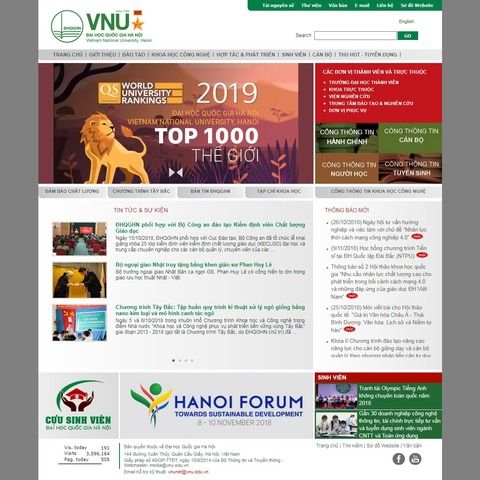 Thiết kế website đại học chuyên nghiệp