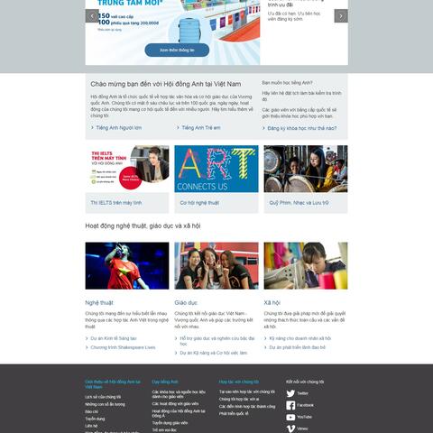Thiết kế website Đào tạo ngoại ngữ chuyên nghiệp
