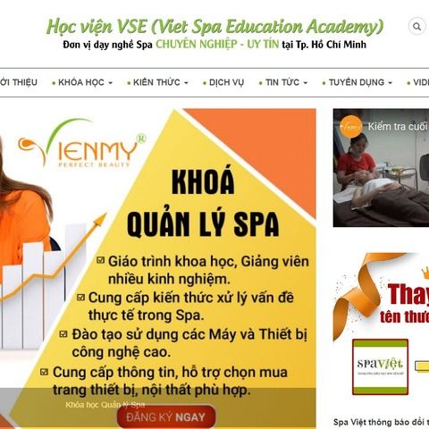 Thiết kế website trung tâm đào tạo Dạy nghề chuyên nghiệp