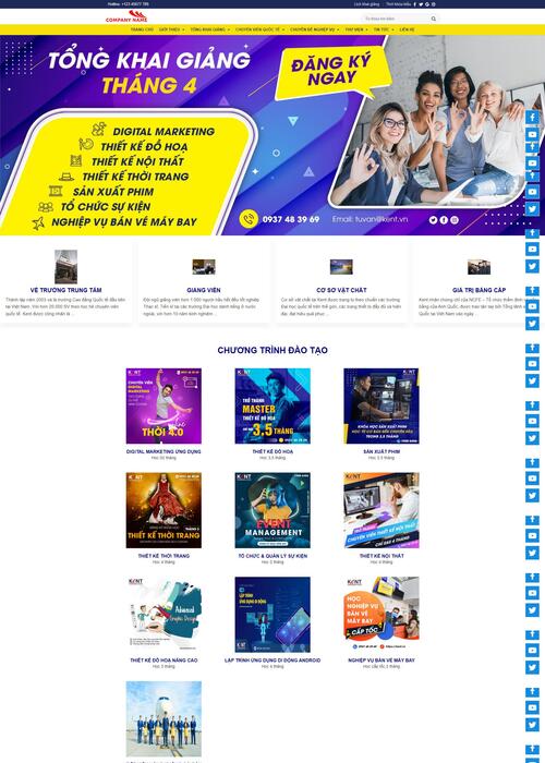Thiết kế website Edu 32