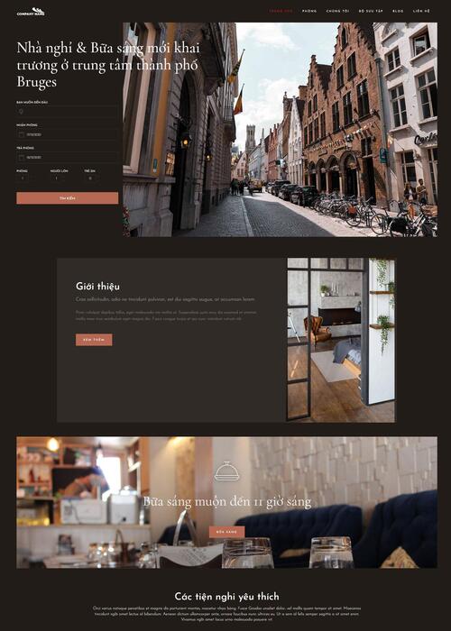 Thiết kế website khách sạn 118