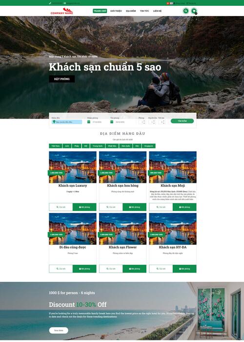 Thiết kế website khách sạn 120