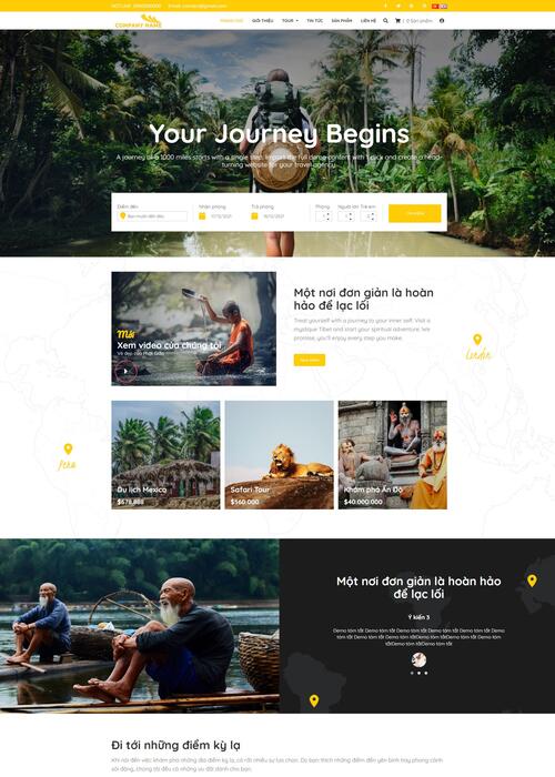 Thiết kế website du lịch 132