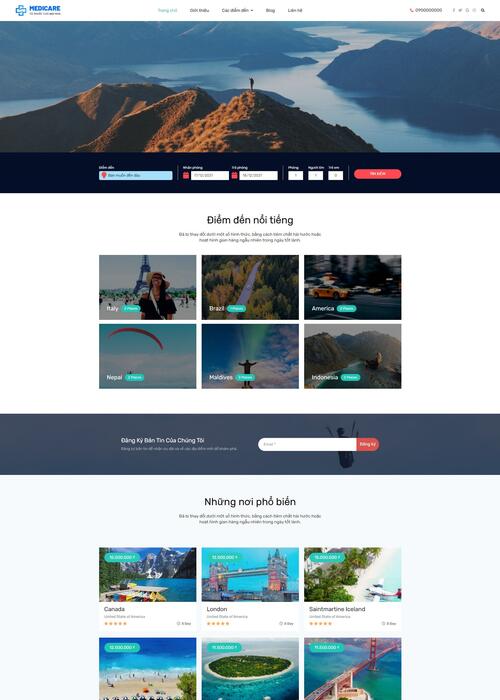 Thiết kế website du lịch 133