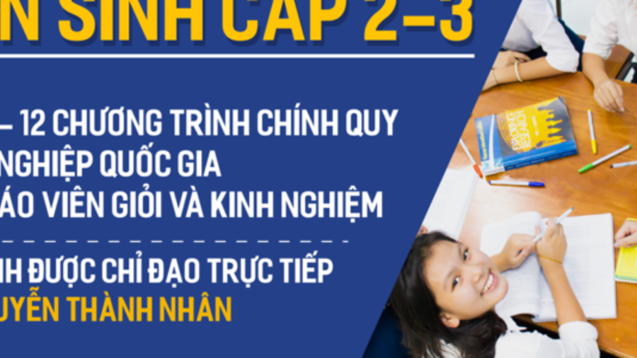 Tuyển sinh cấp 2 – 3 hệ Giáo dục thường xuyên năm học 2020 – 2021