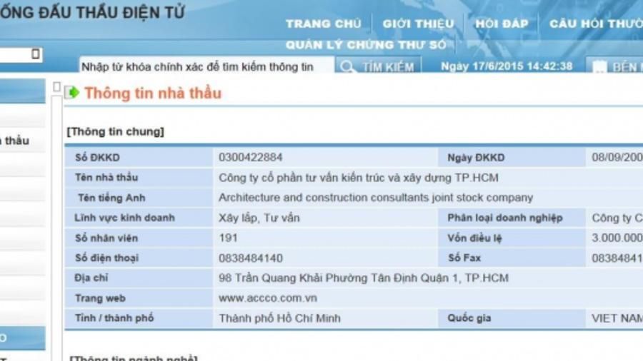 Dịch vụ đăng ký mạng đấu thầu quốc gia