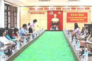 Khai mạc kỳ thi tuyển chức danh Hiệu trưởng trường Mầm non năm 2018