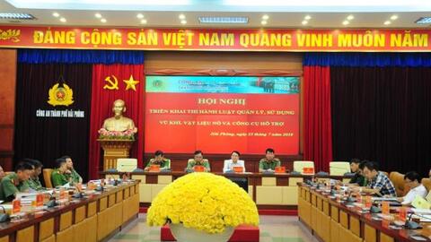 Bộ Công an: Triển khai thi hành Luật quản lý, sử dụng vũ khí, vật liệu nổ và công cụ hỗ trợ