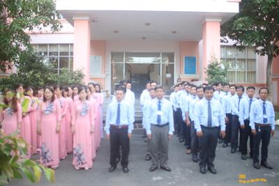Cán bộ CCVC Sở Nội vụ Chào cờ đầu tháng