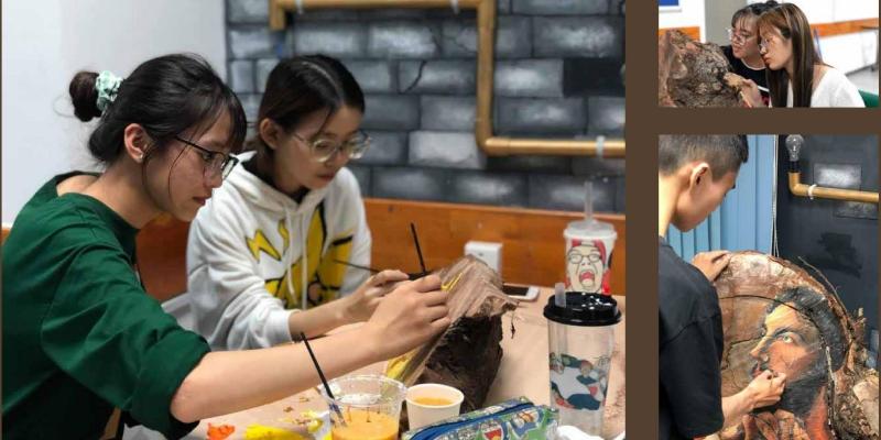 Những tác phẩm nghệ thuật tuyệt đẹp từ thân cây đổ của sinh viên HSU